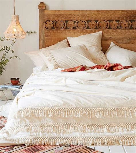 cream boho bedding